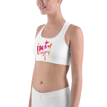 Load image into Gallery viewer, Inky Oil Drip Sports bra