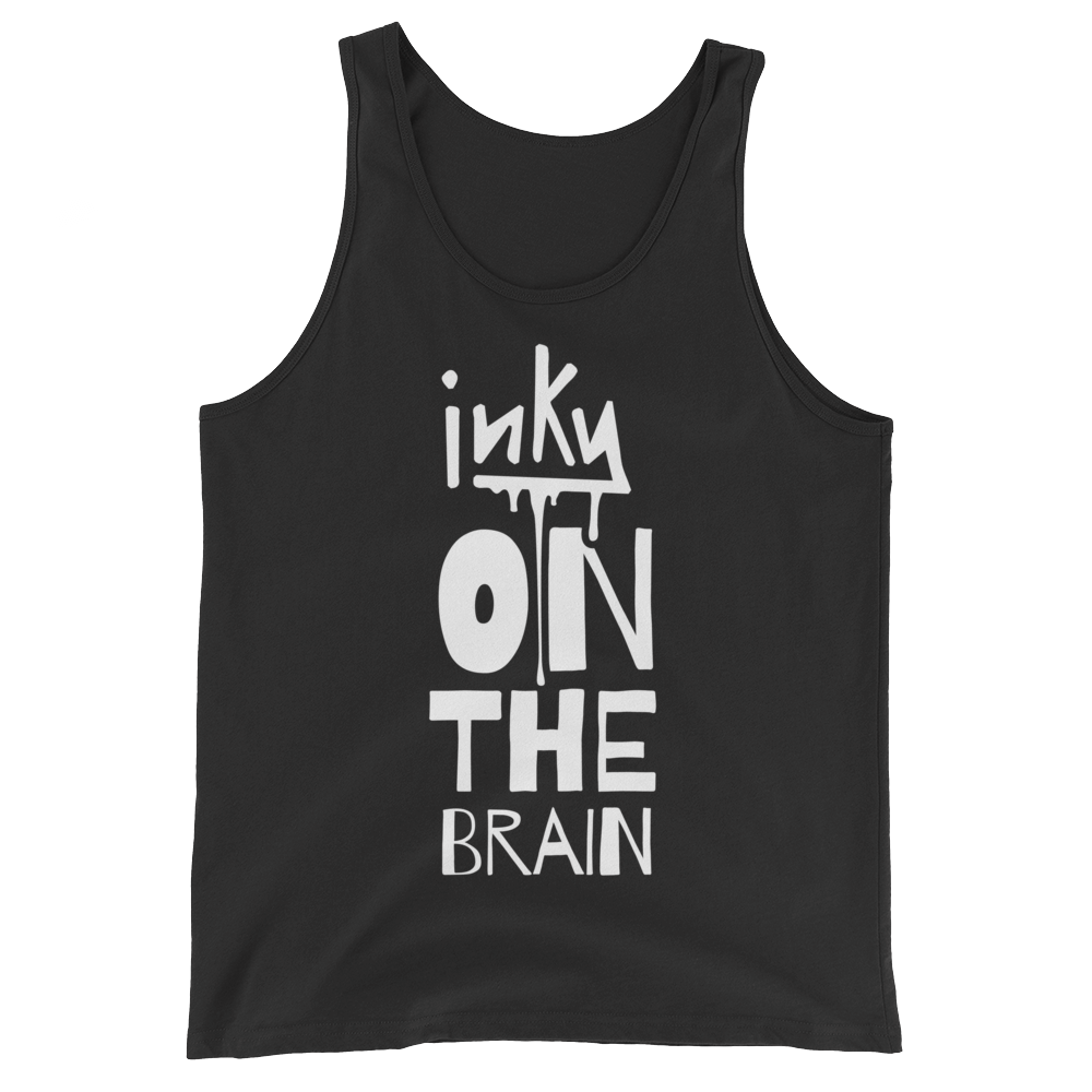 Inky On The Brain Black Tank