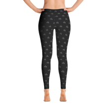 Load image into Gallery viewer, Inky Classics Black Pattern Leggings