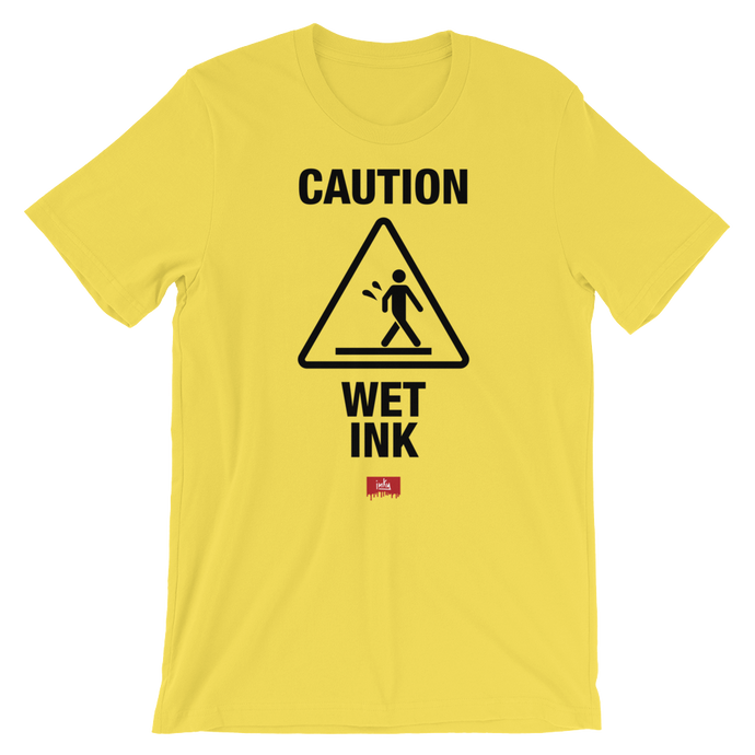 Inky Originals Yellow Wet Ink Tee