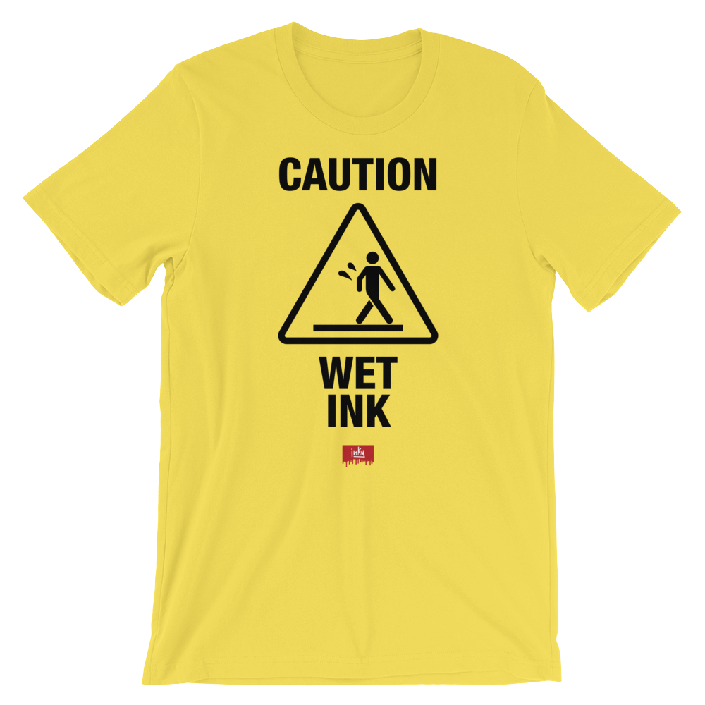 Inky Originals Yellow Wet Ink Tee