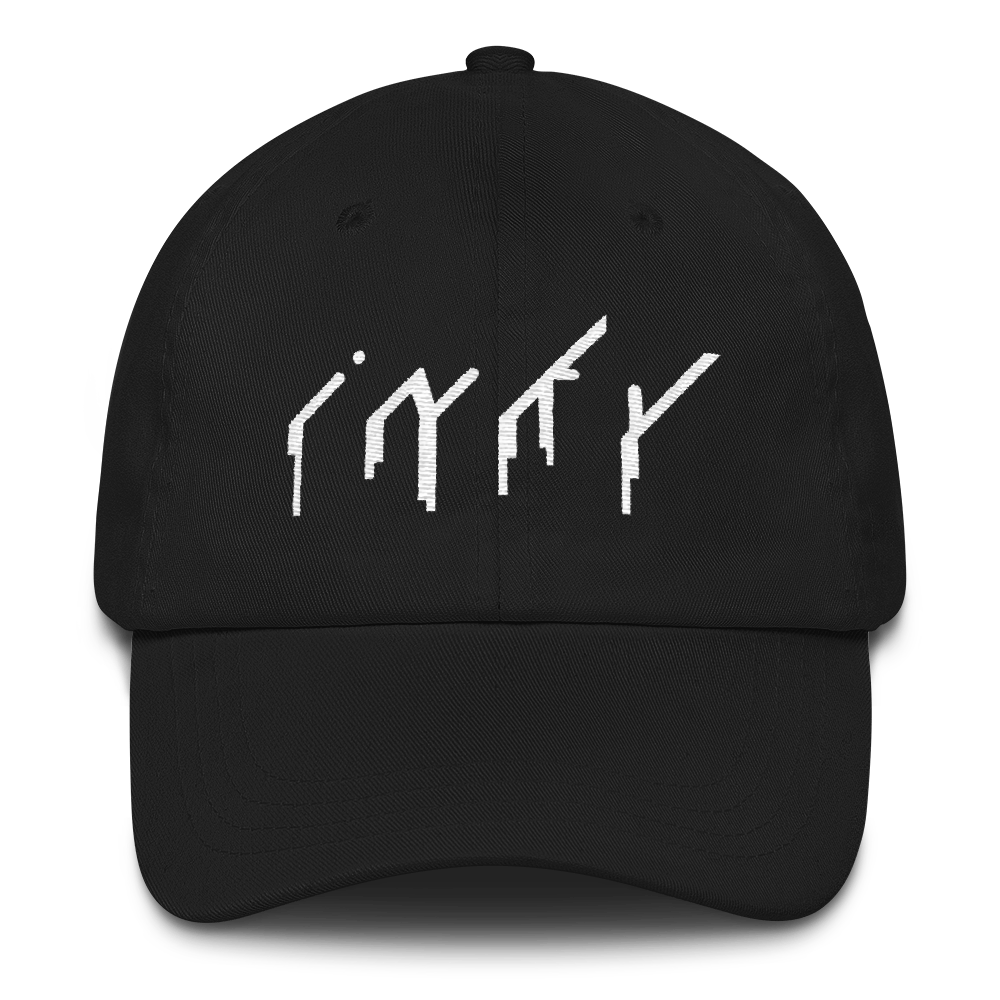 Inky Street Black Strapback