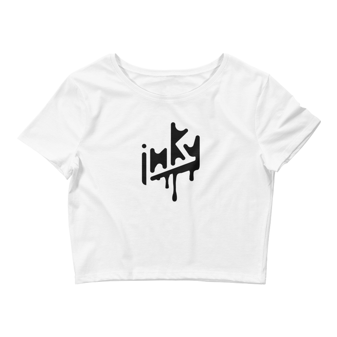 Inky Arts White Crop Top