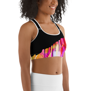 Oil Drip Sports bra