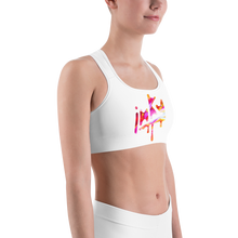 Load image into Gallery viewer, Inky Oil Drip Sports bra