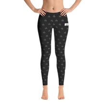 Load image into Gallery viewer, Inky Classics Black Pattern Leggings