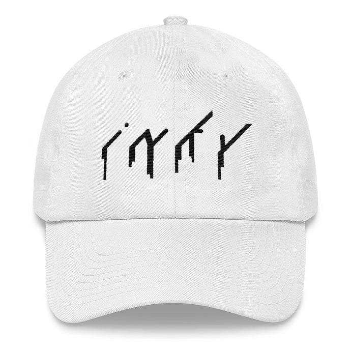 Inky Street White Strapback