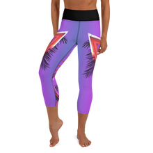 Load image into Gallery viewer, Miami Sunset Yoga Capri Leggings